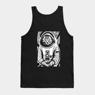 Kitty In Space Suit Tank Top